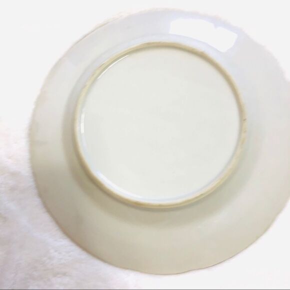 Vintage Floral Porcelain Decorative Plate - Picture 3 of 4